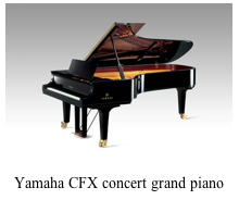 Yamaha CFX concert grand piano