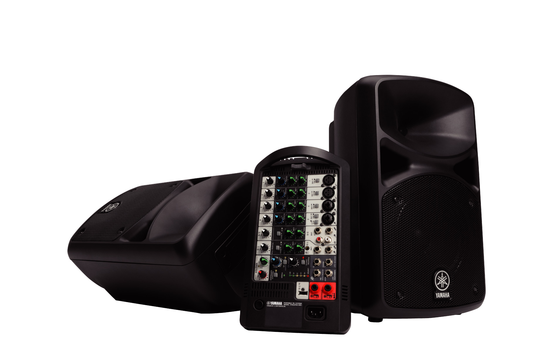 コンパクトながら高出力・高音質、ライブやイベントで便利な機能を搭載 ヤマハ ポータブルPAシステム『STAGEPAS 400i