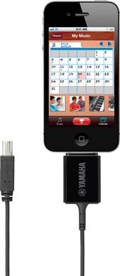 iPhone / iPod touch / iPad用USB MIDIインターフェース 『i-UX1』 オープンプライス 4月上旬発売 ※写真は使用例。製品にiPhoneなどは含まれません。