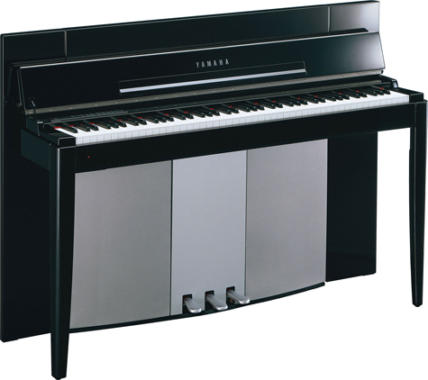 ヤマハ 電子ピアノ モーダス『F02』 『F02 PE』（ポリッシュエボニー） 税込価格＝525,000円（本体価格500,000円）