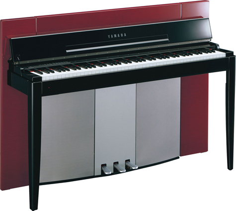 ヤマハ 電子ピアノ モーダス『F02』 『F02 PR』（ポリッシュレッド） 税込価格＝525,000円（本体価格500,000円）