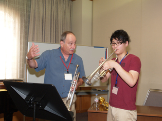 第18回浜松国際管楽器アカデミー J・トンプソン講師によるレッスン