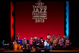 昨年のヤマハ ジャズ　フェスィバル のフィナーレ