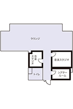 2階共有部の平面図