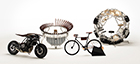 球体型のドラム、馬をモチーフにしたバイクなど、合計13点を展示 
ヤマハ、ヤマハ発動機が合同デザインイベントを開催 
テーマは 「Two Yamahas, One Passion」