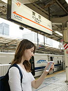 [ 画像 ] 東海道新幹線　駅構内における「おもてなしガイド」を活用した 多言語対応サービスの実証試験について