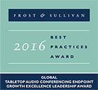 [ 画像 ] 卓上音声会議システム/スピーカーフォン領域を対象に高い評価 フロスト＆サリバン「2016ベストプラクティスアワード」を受賞