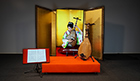 [ 画像 ] 伝統楽器の奏者の演奏を“真空パック”のように保存し、楽器の生音と映像でリアルに再現　ヤマハ、浜松市楽器博物館との共同展示「Real Sound Viewing　筑前琵琶演奏再現」を開催
